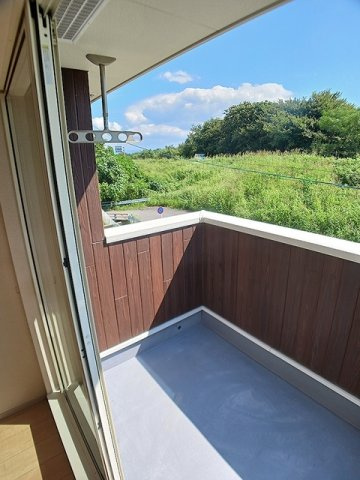 サンライズ野田　Ⅲのバルコニー|広々としたバルコニーです