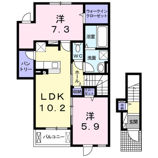 【間取り】 | ザ・ビレッジグリーン飾東