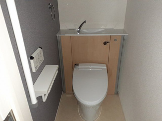【トイレ】 | ザ・ビレッジグリーン飾東 | 落ち着いたトイレです