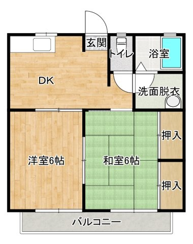 【間取り】 | レジデンス南町A棟