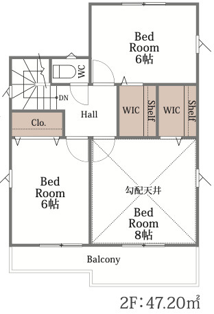 【仲介手数料無料】所沢市下富１３期２号棟　所沢市の不動産なら西武ハウジングの間取り
