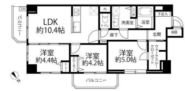 【間取り】 | シャンボール三田