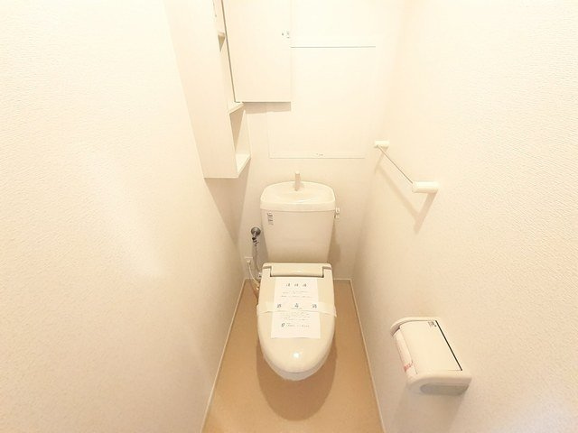 【トイレ】 | リバーサイド　みどりやまＡ | 落ち着いたトイレです