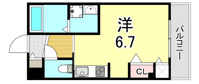 Casa上沢の間取り