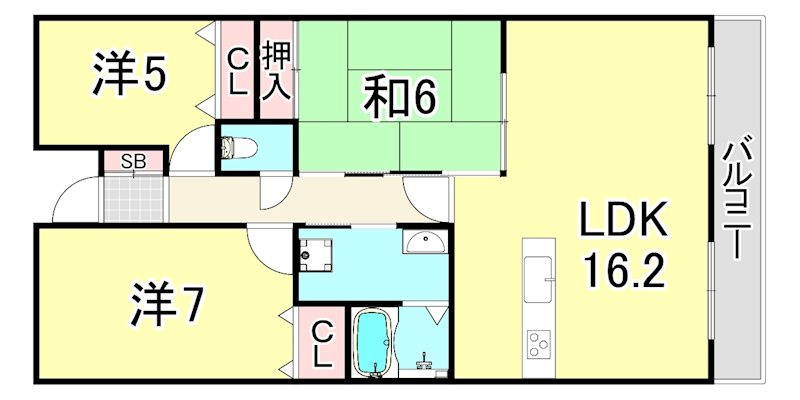 フォレステージュ夙川の間取り