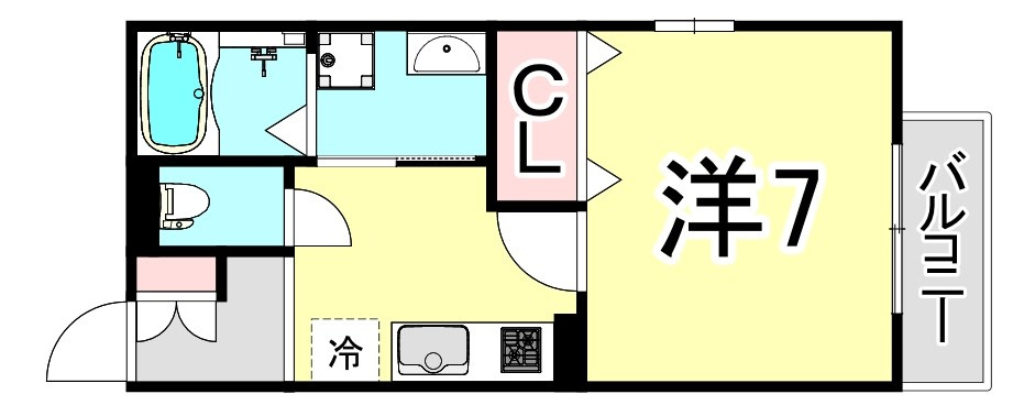 コーワ東町の間取り