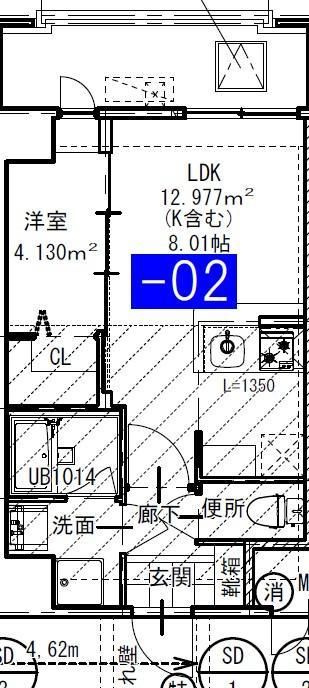 Modern palazzo博多PRECIOUSの間取り