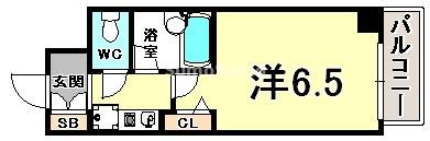 エスリード三宮第３の間取り