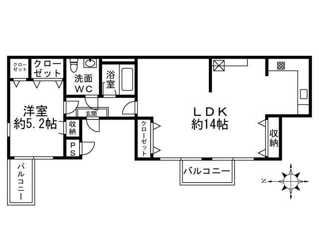 クリオ浅間台ファーストの間取り