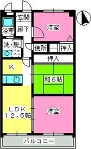 井尻第3ビルの間取り