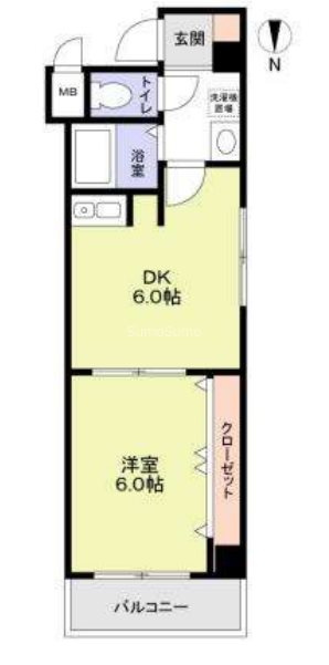 シティコート南船場の間取り
