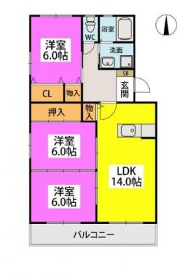 阿部第1ビルの間取り