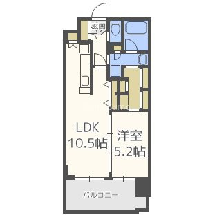 アーバネックス北久宝寺の間取り