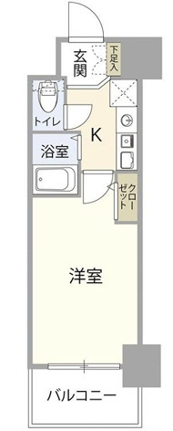 エスリード南森町駅前の間取り