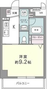 カルムクレール2.5.8の間取り