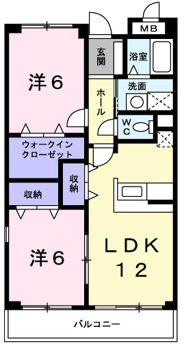 コントレイルの間取り