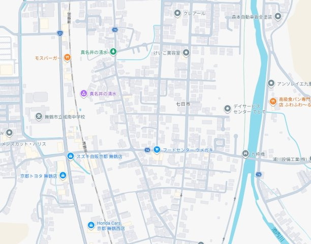 ★舞鶴市七日市　第3期　新築一戸建ての地図