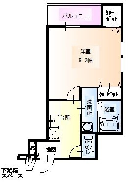 フジパレス塚本東の間取り