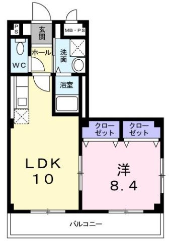 ハピネス２４の間取り