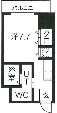 コーラルポワント難波WESTの間取り