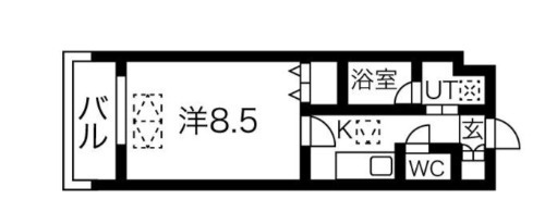 Dolce Vita 武庫之荘の間取り