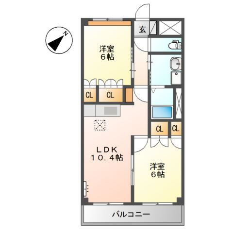 ソレイユの間取り