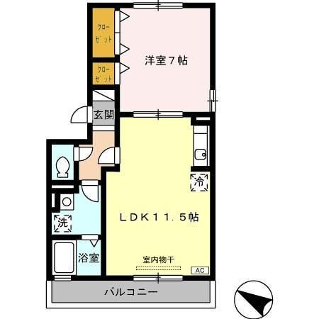 マウンテンクレスト秋津の間取り