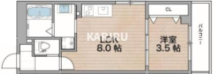 レジデンスコート森ノ宮の間取り