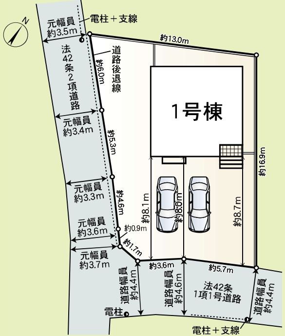 高砂市伊保崎4丁目 第3　　山陽電鉄「伊保駅」徒歩9分の区画図