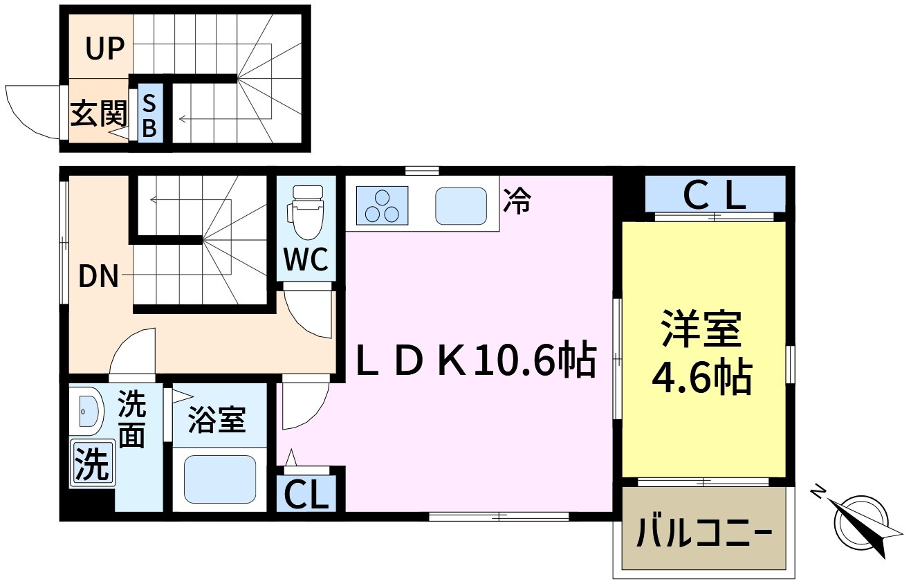 メゾン楠の間取り