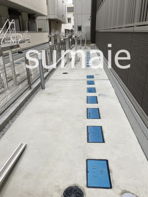 AZUREのその他共用部分|敷地内駐輪場。