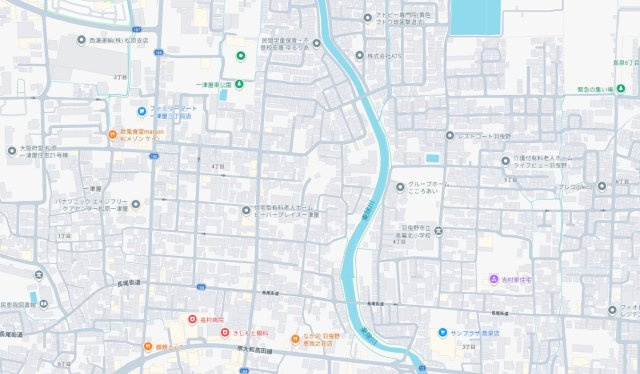 松原市一津屋　第2期　新築一戸建ての地図