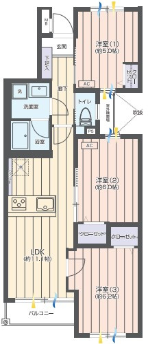 【間取り】 | グランヴィル氷川台