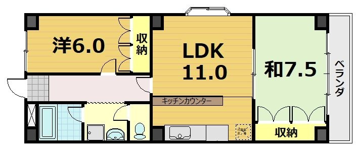 ラベンダー90の間取り