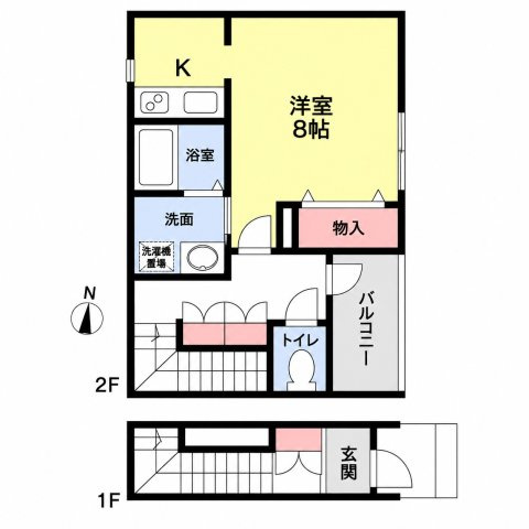 フォレストメゾン花吉の間取り