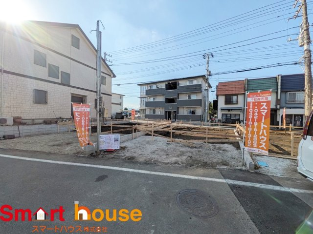 綾瀬市寺尾北３期の前面道路含む現地写真