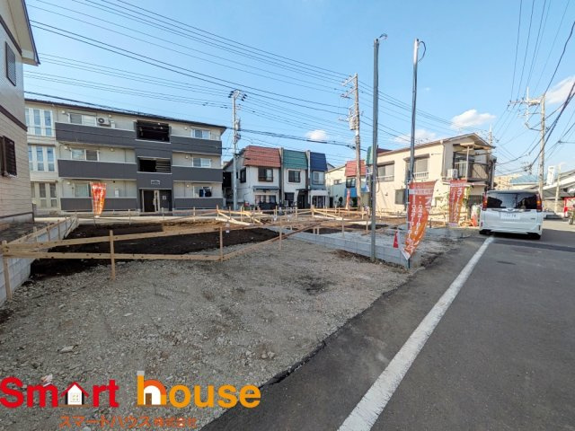 綾瀬市寺尾北３期の前面道路含む現地写真