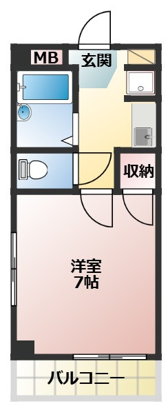 CH志賀本通Ⅱの間取り