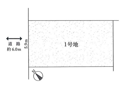 京都市伏見区向島上林町　第1期　売土地の土地図