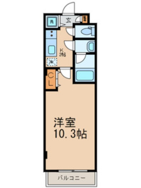 江戸川区西葛西７丁目のアパートの間取り