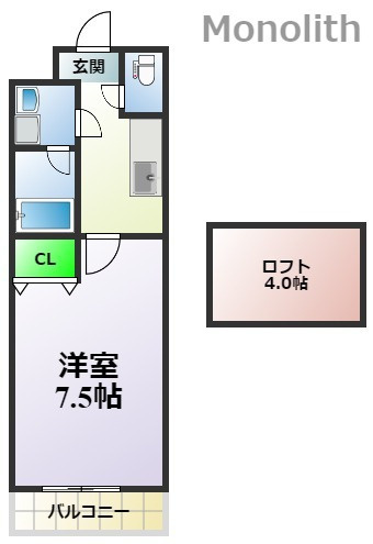フジパレス野代の間取り