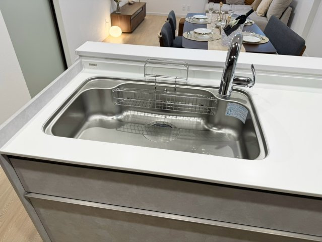 サンライフ霧ケ丘Ⅱー3LDKー【小倉北区　中古マンション】のキッチン|タカギも浄水器一体型の水栓♪【小倉北区中古マンション】