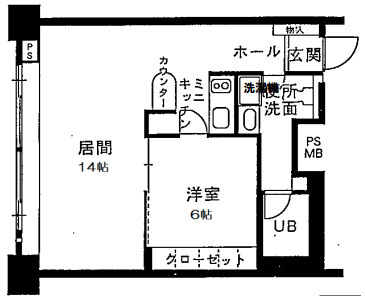 イーストコート２番街の間取り