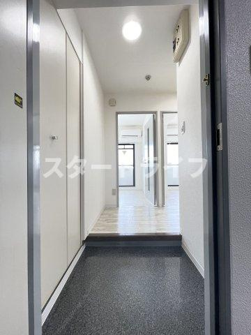 大阪市淀川区木川東４丁目の賃貸マンションの玄関