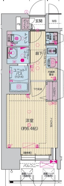プレサンス名駅南エディフィスの間取り