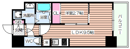 【間取り】 | セレーノ南森町