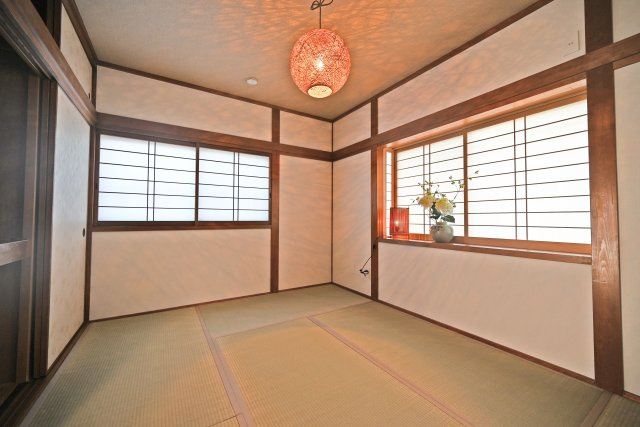 大阪市淀川区田川北1丁目中古一戸建て│4DK＋駐車1台可の和室|和室約6帖
畳の香りとやわらかな感触に包まれ、ほっとできる空間です。