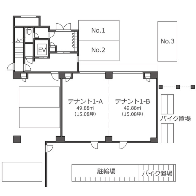 Ｃａｔｅｎａｃｃｉｏ周船寺、1-Aの間取り