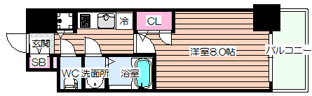 【間取り】 | サムティ阿波座ベルシア