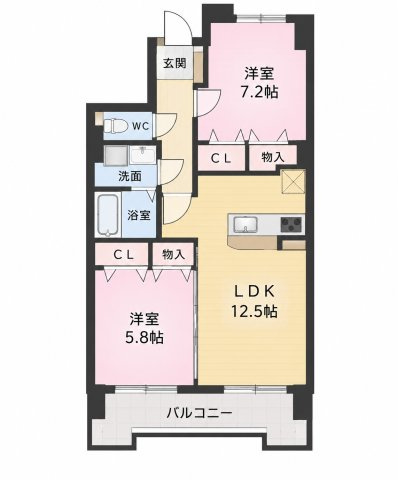 エルマーナⅠの間取り